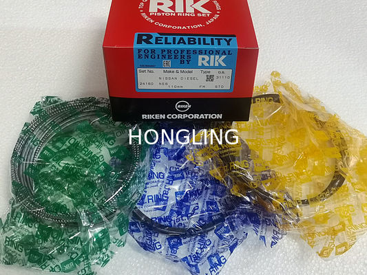 Phosphating Power Transmission Nissan NE6 Piston Ring 12040-95125 12040-95014 RIK NO 24160