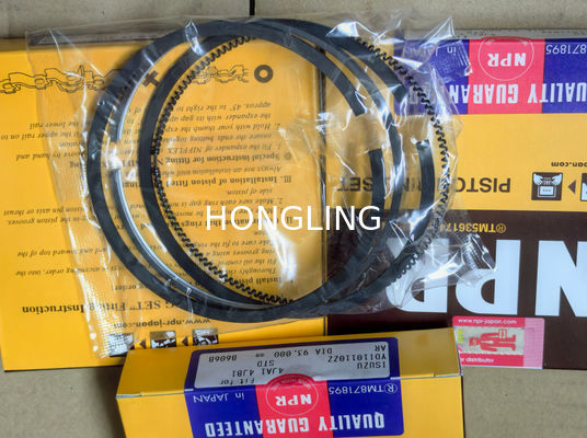 NPR piston ring  Enhanced Durability Spare Parts 4JA1 4JB1 8-94247-867-0  5-87311082-0 97710771 4M41 ME203533