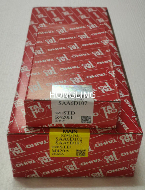 6D102 6D107 Main Bearing TAIHO M420A R420H Polishing High Tolerance